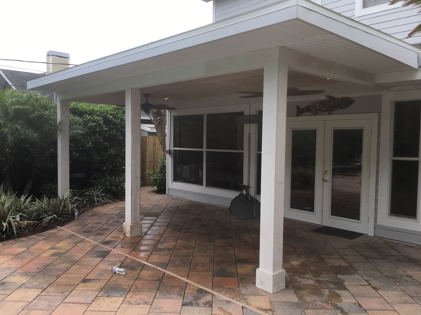 Completed Tampa patio renovation
